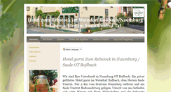 Desktop Screenshot of hotel-zum-rebstock.de
