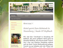 Tablet Screenshot of hotel-zum-rebstock.de